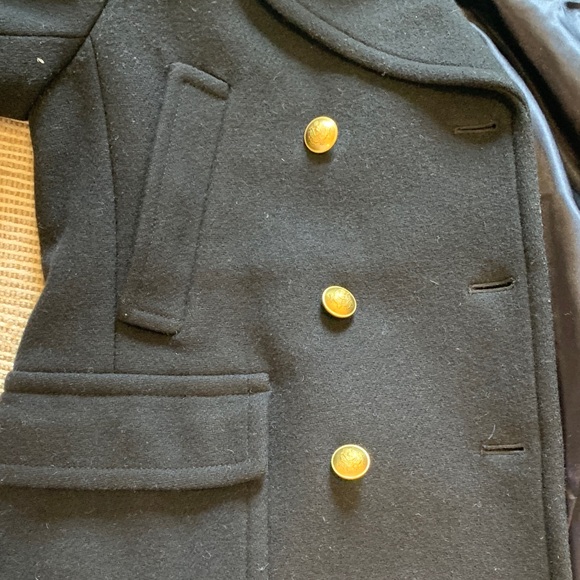 J. Crew Navy Coat with Gold Buttons (2010’s) - Picture 8 of 16